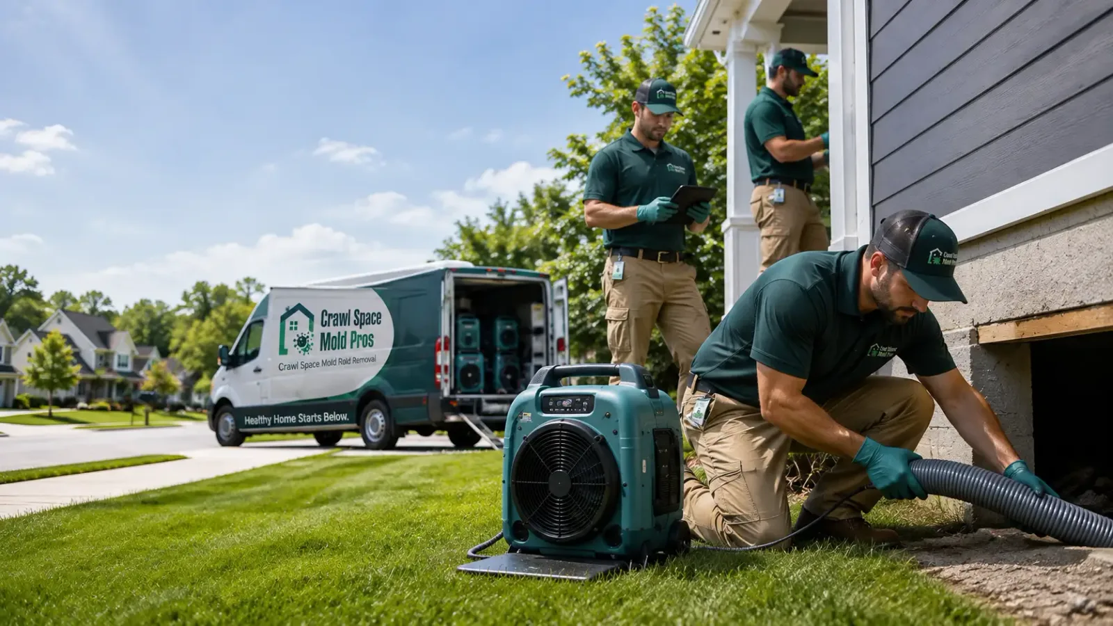 Crawl Space Mold Removal in Welda, KS